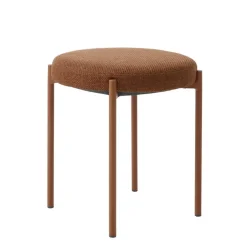 Giga Living Poef Oranje Stof - 43,5x44x48cm - Pelican