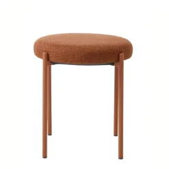 Giga Living Poef Oranje Stof - 43,5x44x48cm - Pelican