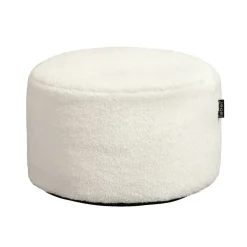 Poefen-Leen Bakker Poef Teddy - off-white - 48x28 cm