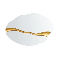 Beliani POIVRES - Wandspiegel - Goud - 60 x 90 cm - Glas