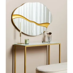 Beliani POIVRES - Wandspiegel - Goud - 60 x 90 cm - Glas