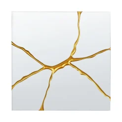 Beliani POIVRES - Wandspiegel - Goud - 80 x 80 cm - Glas