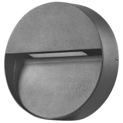 Buitenverlichting-Beliani POMPTON - Wandlamp set van 2 - Zwart - Aluminium