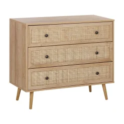 Beliani PONCA - Commode - Lichte houtkleur - Vezelplaat
