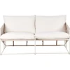 Loungebanken-Leen Bakker PONTE - Tweezitsbank - Taupe - Staal