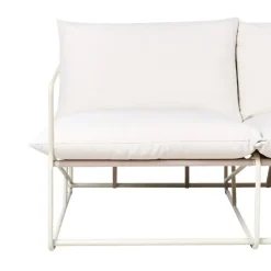 Loungebanken-Leen Bakker PONTE - Tweezitsbank - Taupe - Staal