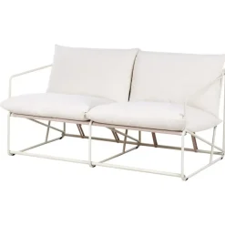 Loungebanken-Leen Bakker PONTE - Tweezitsbank - Taupe - Staal