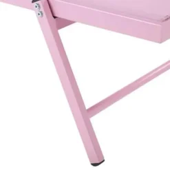 Beliani PORTOFINO - Strandstoel - Roze - Aluminium