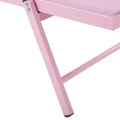 Beliani PORTOFINO - Strandstoel - Roze - Aluminium