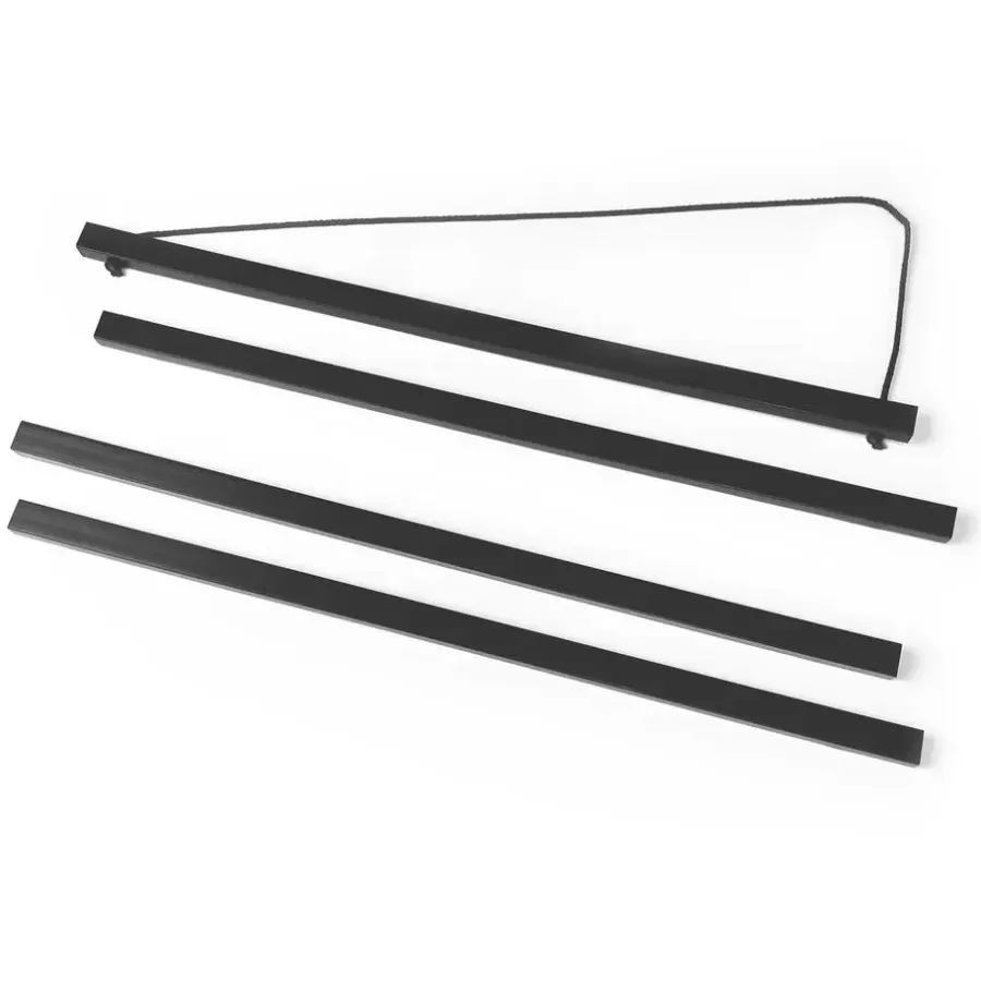 Fotolijsten-Reinders Posterhanger Zwart 50 - 51 x 1,5cm - Zwart