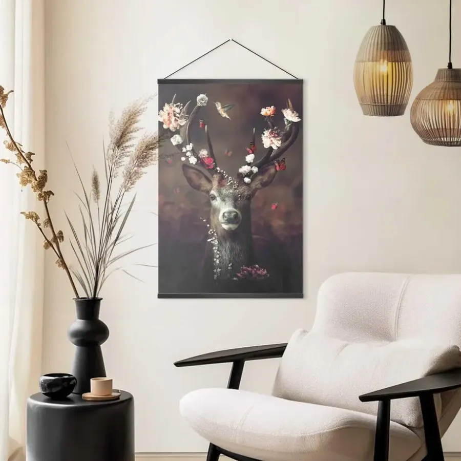 Fotolijsten-Reinders Posterhanger Zwart 50 - 51 x 1,5cm - Zwart