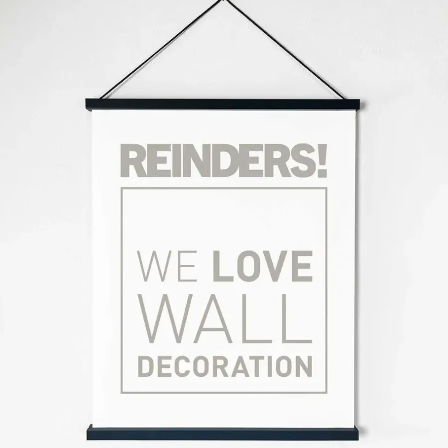 Fotolijsten-Reinders Posterhanger Zwart 50 - 51 x 1,5cm - Zwart