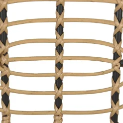 Tuinstoelen-Beliani PRATELLO - Tuinstoel set van 4 - Naturel - Rotan