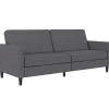 Dorel Home Presley - 3-zits slaapbank in grijs stof