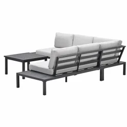 Garden Impressions Prinos loungeset - 4-delig - carbon black - valley sand