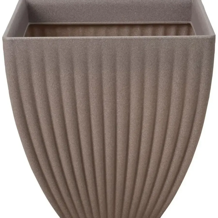 Pro Garden Bloempot Lotus 40x40x42cm Bruin