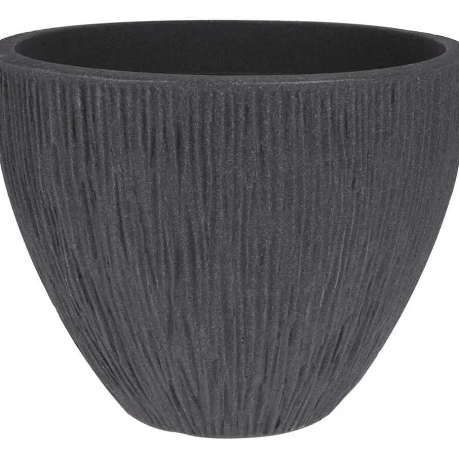 Bloempotten-Pro Garden Plantenpot - Tuin - kunststof - antraciet - 31 x 32 cm
