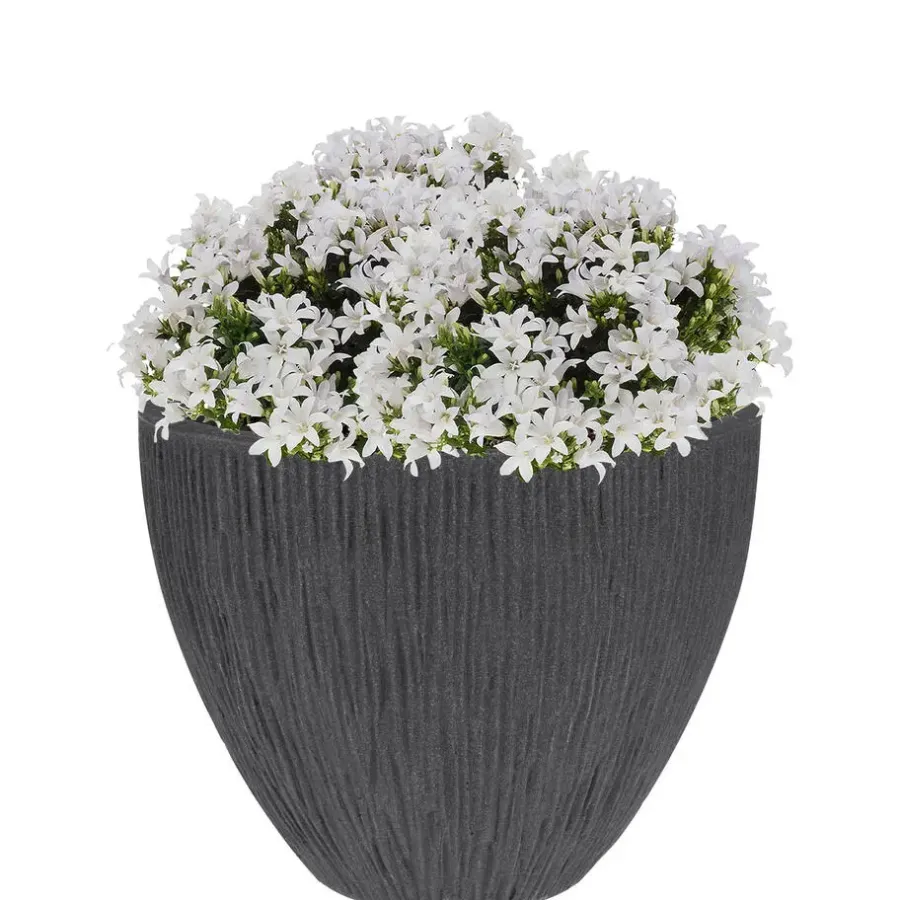 Bloempotten-Pro Garden Plantenpot - Tuin - kunststof - antraciet - 31 x 32 cm