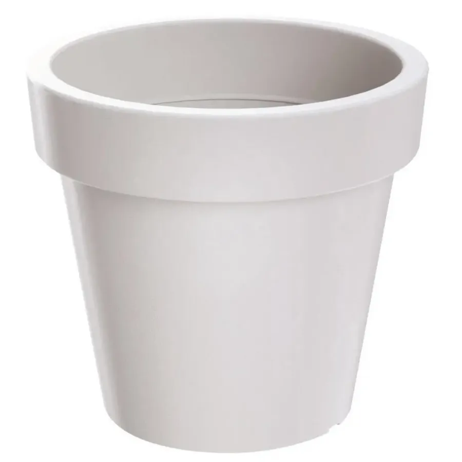 Prosperplast Bloempot - D40 x H35 cm - wit - kunststof