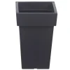 Prosperplast Bloempot - kunststof - antraciet - 29 x 44 cm