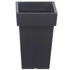 Prosperplast Bloempot - kunststof - antraciet - 29 x 44 cm