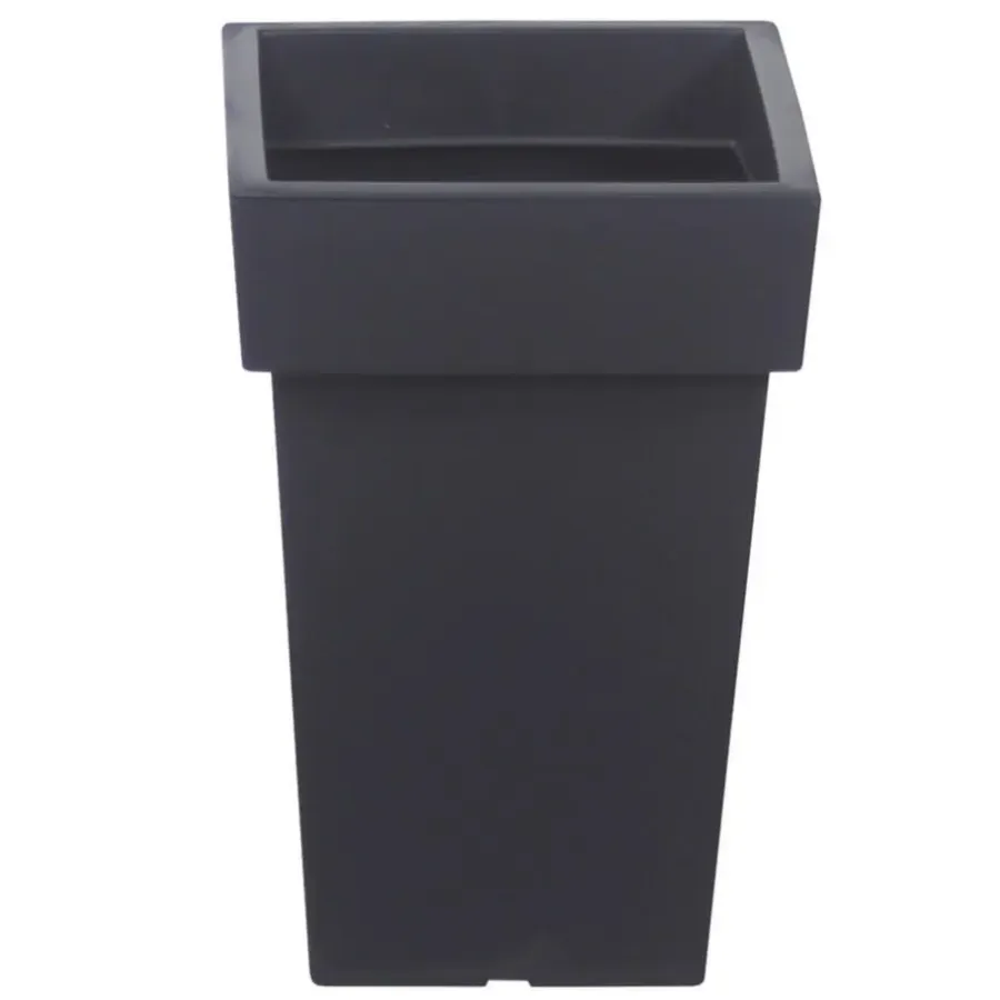 Prosperplast Bloempot - kunststof - antraciet - 29 x 44 cm