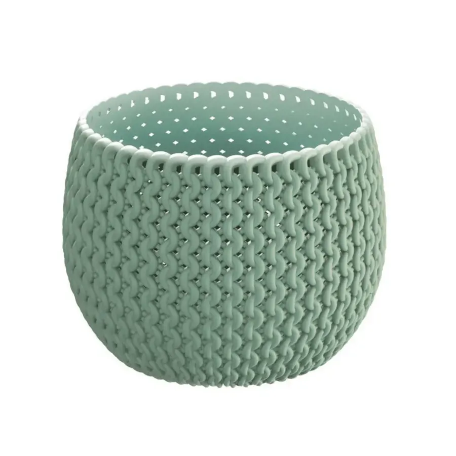 Bloempotten-Prosperplast Bloempot Splofy - mintgroen - kunststof - 18 cm