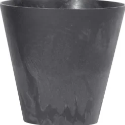Prosperplast plantenpot - kunststof - antraciet - D40 x H37 cm
