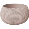 Prosperplast plantenpot - kunststof - taupe - D30 x H22 cm