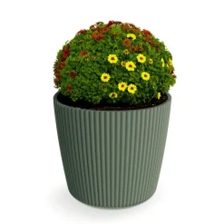 Bloempotten-Prosperplast Plantenpot Buckingham - dennen groen - D34 cm