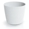 Bloempotten-Prosperplast Plantenpot Buckingham - ivoor wit - D39 cm