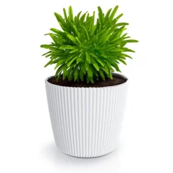 Bloempotten-Prosperplast Plantenpot Buckingham - ivoor wit - D39 cm
