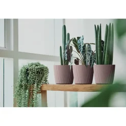 Bloempotten-Prosperplast Plantenpot Buckingham - ivoor wit - D39 cm