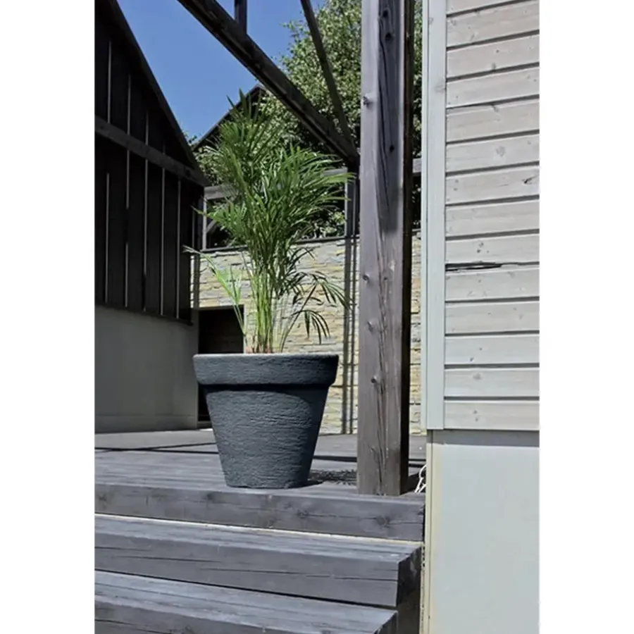Bloempotten-Prosperplast Plantenpot Classic - antraciet - D58 x H47 cm