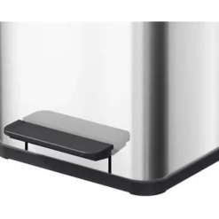Prullenbakken-Hailo Prullenbak Oko Duo Plus RVS 2x9L M -