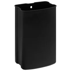 5five Prullenbak/pedaalemmer - zwart - metaal - 50L - 44 x 37 x 66 cm
