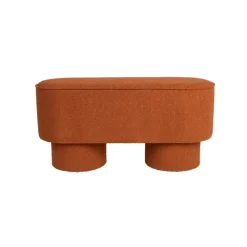 Poefen-Puur - Sylvia Bench - rood/bruin