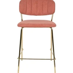 Barkrukken-Puur - Viken barstoel 65 cm roze goud
