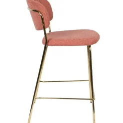 Barkrukken-Puur - Viken barstoel 65 cm roze goud
