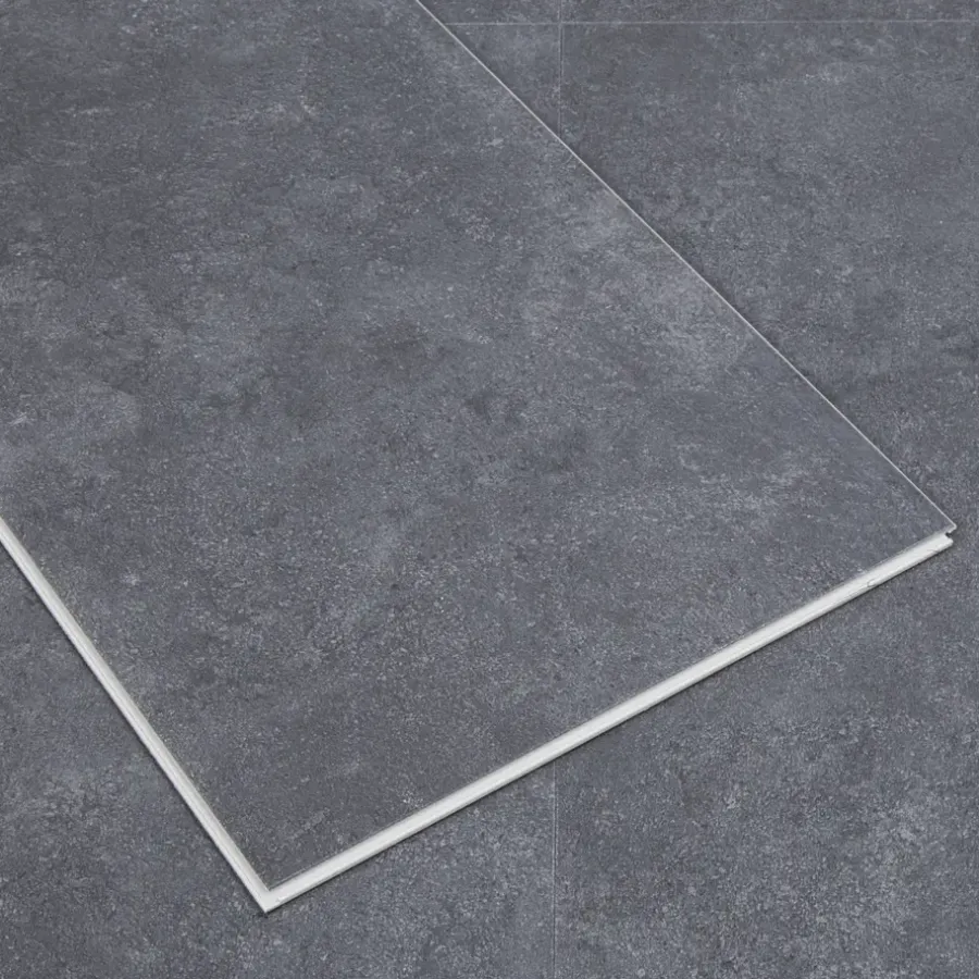Pvc Vloeren-Leen Bakker PVC vloer Klik Elegance - Concrete Anthracite - 2,253 m2