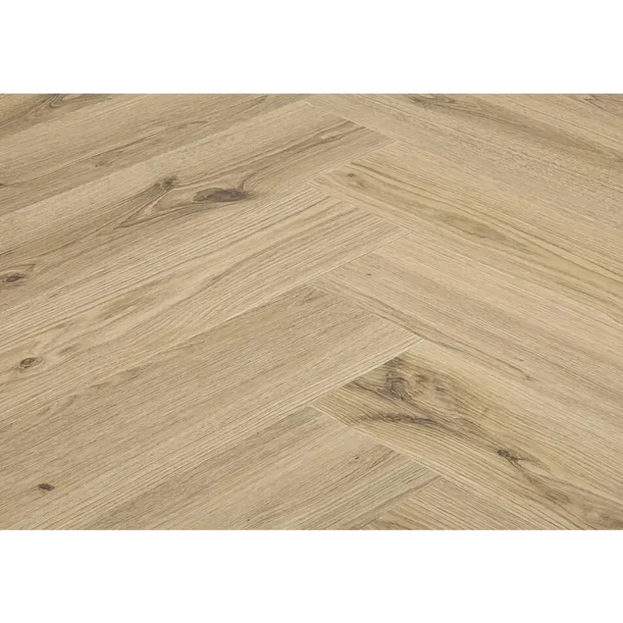 Pvc Vloeren-Leen Bakker PVC vloer Klik Visgraat - Oak Naturel - 1,28 m2