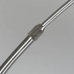 QAZQA booglampen arc_basic zilverkleurig e27