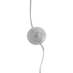 QAZQA booglampen arc-basic zilverkleurig e27
