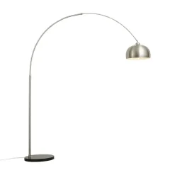 Booglampen-QAZQA booglampen booglamp xxl zilverkleurig e27