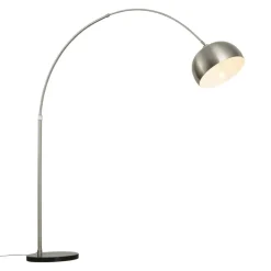 Booglampen-QAZQA booglampen booglamp xxl zilverkleurig e27