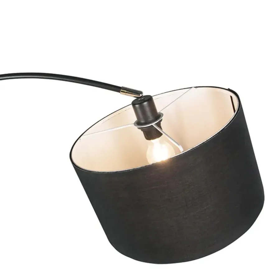 Booglampen-QAZQA booglampen vinossa zwart e27