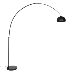 QAZQA booglampen xxl zwart e27