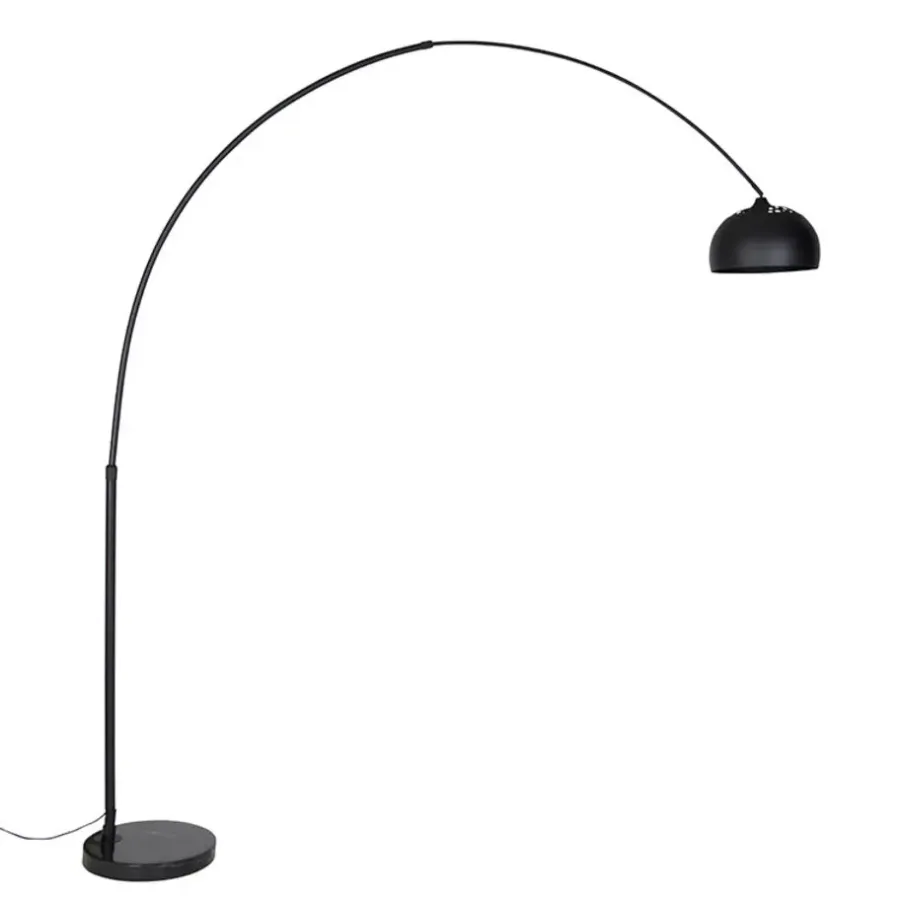 QAZQA booglampen xxl zwart e27