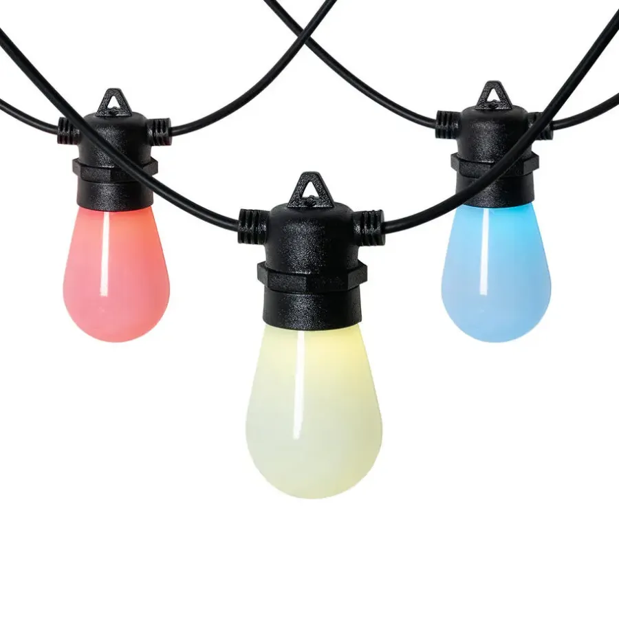 QAZQA buitenlampen chill zwart geïntegreerde led