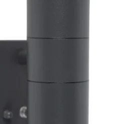 QAZQA buitenlampen met sensor duo grijs gu10